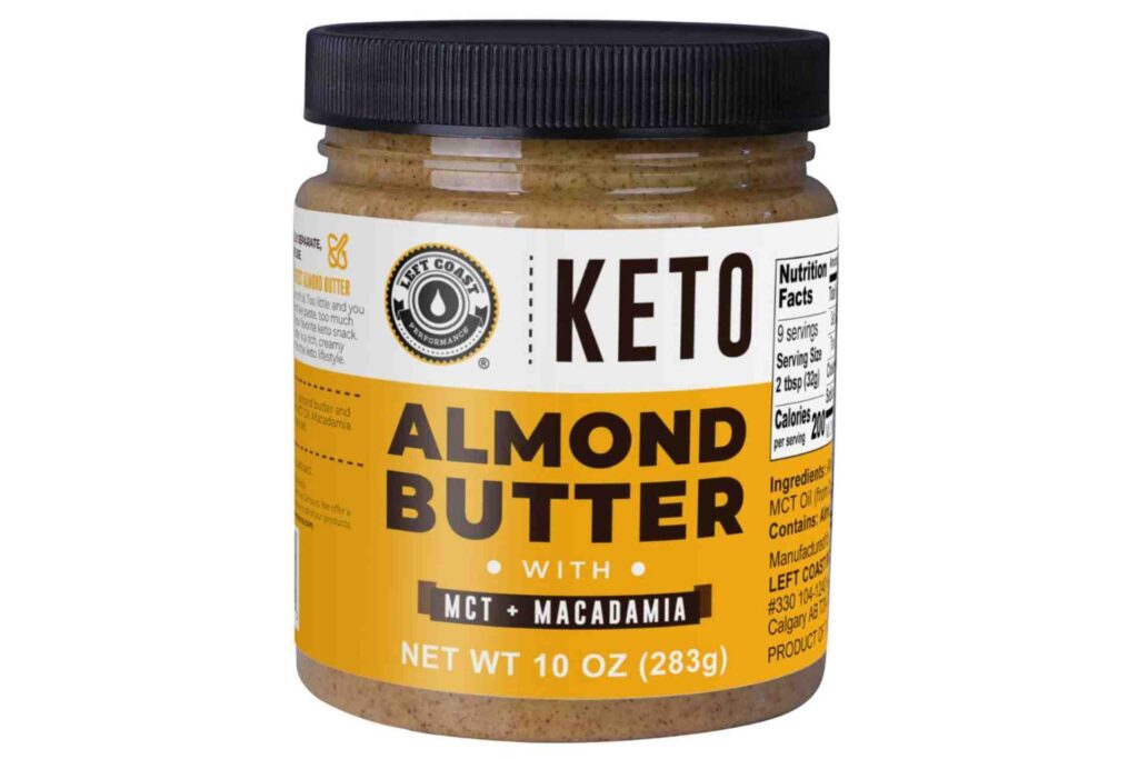 Keto Almond Butter with MCT Oil  lazy keto breakfast ideas