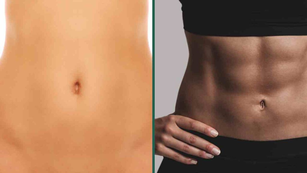 How to Lose 3 Pounds a Week Flat stomach vs. lower body fat percentage and muscle definition